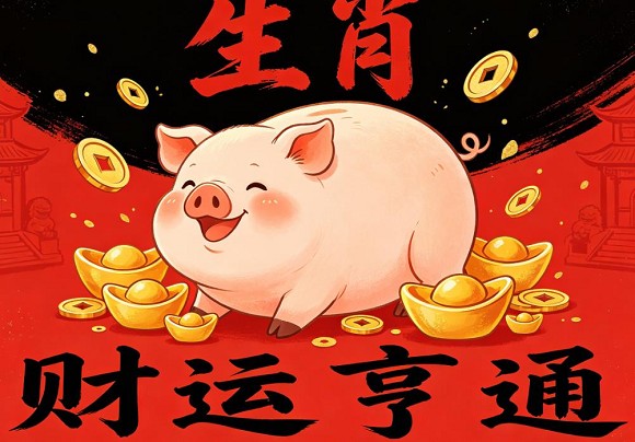 猪哥牛弟来相处，平安无事马闲坐。横财就手君别急，人心不足蛇吞象打一精准什么正确生肖，答案释义诠解成语